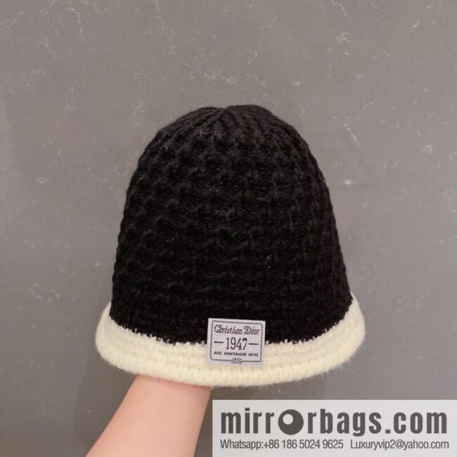 Dior 2022 autumn and winter new wool bucket hat