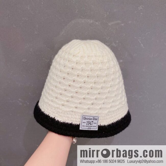 Dior 2022 autumn and winter new wool bucket hat
