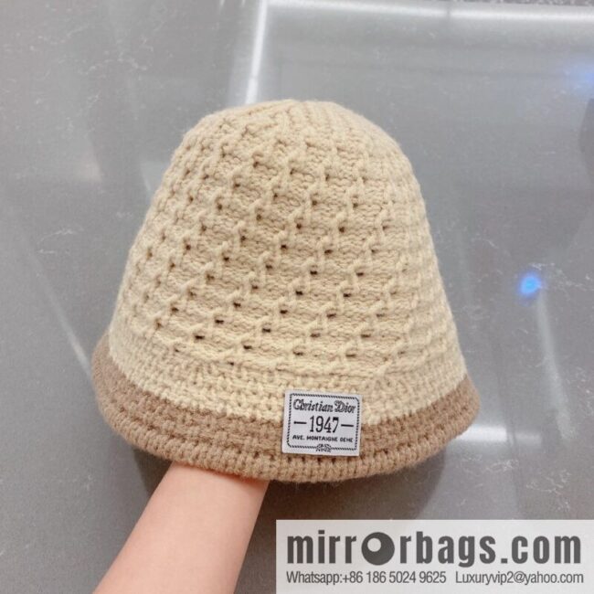 Dior 2022 autumn and winter new wool bucket hat