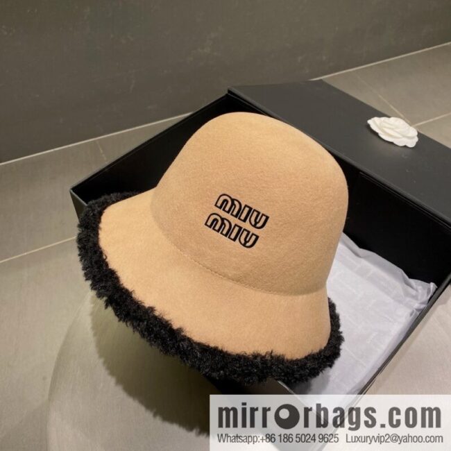 Miao Miao miumiu 2022 autumn and winter new wool top hat