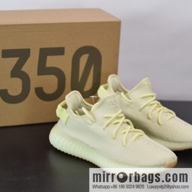 Yeezy Boost 350V2 cream yellow, coconut sports running shoes, item number: F36980