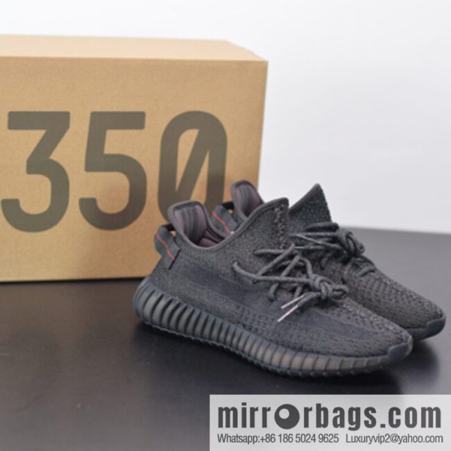Yeezy Boost 350V2 black gypsy coconut sports running shoes, official item number: FU9007
