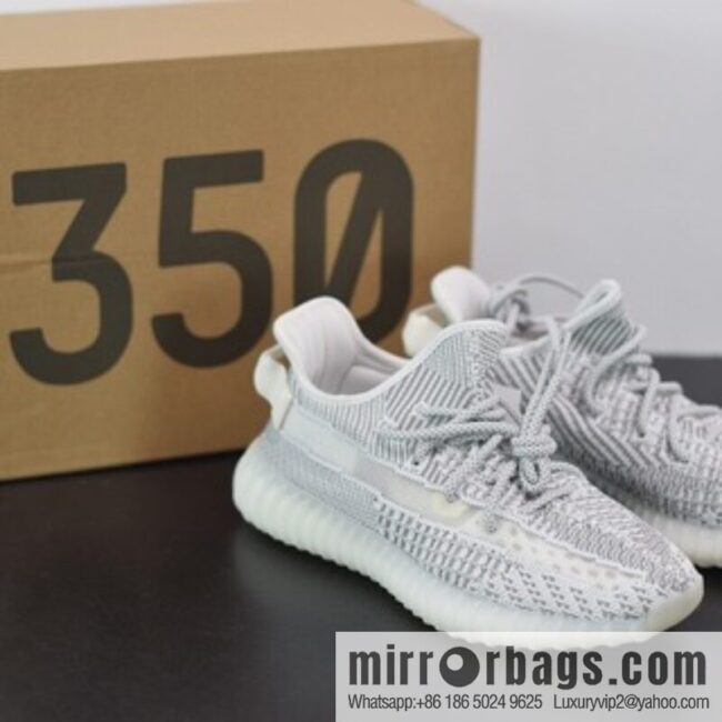 Yeezy Boost 350 V2 \"Static\" White Angel Coconut Sports Shoes, item number EF2905