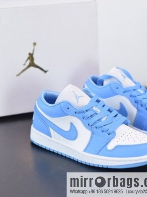 o_1efbn1u9dvffk5p13s81ds1m7j3d-800x800ooxskpdfqd277231_20250719072309.jpg D09D3 Verified AJ1 LOW North Carolina Blue Low Top Unisex Casual Sneakers AO9944-441