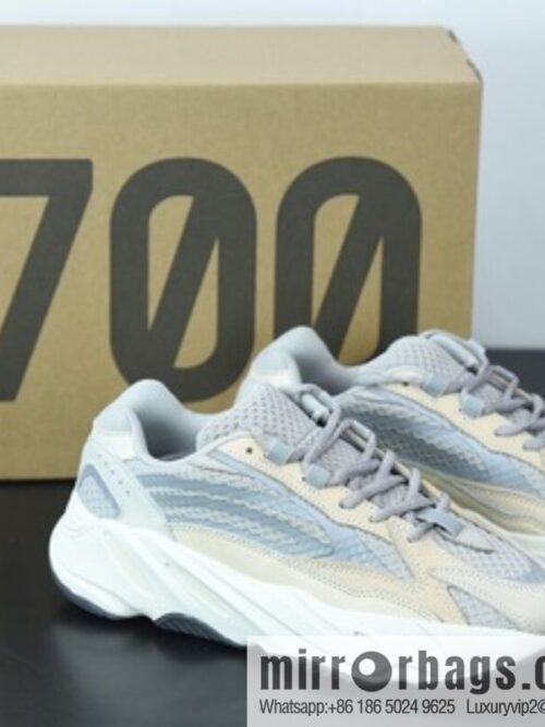 o_1f5i92n5r19ou139h1jvd1buldu6e3-800x800xqhz35lzr5080394_20250719075352.jpg L00J6 Top Version AD Adi YEEZY Coconut 700V2 \"Cream\" Brown White Grey, Cream GY7924 Kanye Coconut 3M Reflective Vintage Daddy Shoes