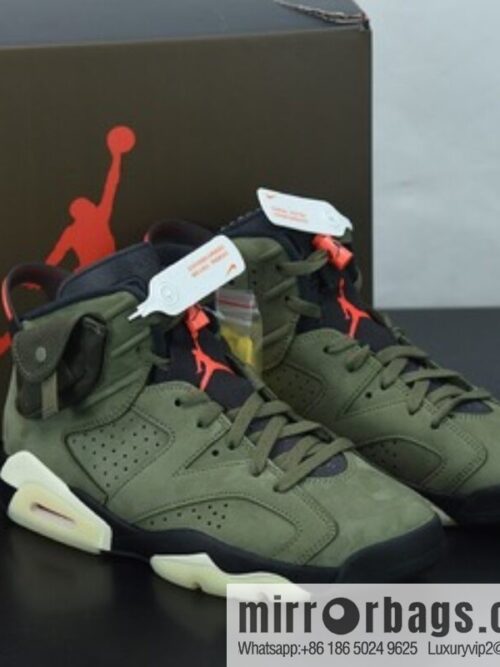 o_1fcaeo7ou1dbqq3fu7n1gei27k12-800x8004op44jlubui77616_20250719072643.jpg Travis Scott x Air Jordan 6 AJ6 TS joint, pocket army green luminous sole, basketball shoes, item number: CN1084-200