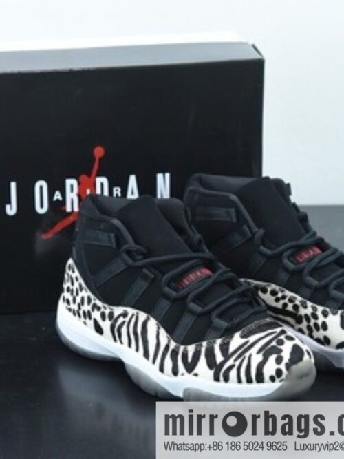 o_1fibk6o0tnlq1r85i96ei1n9p16g-800x800fgekecnmuev77748_20250719072800.jpg H03G5 Air Jordan 11 Retro Pure Original Version \"Animal Instinct\" AJ11 High Help, Zebra Pattern Official Item Number: AR0715-010