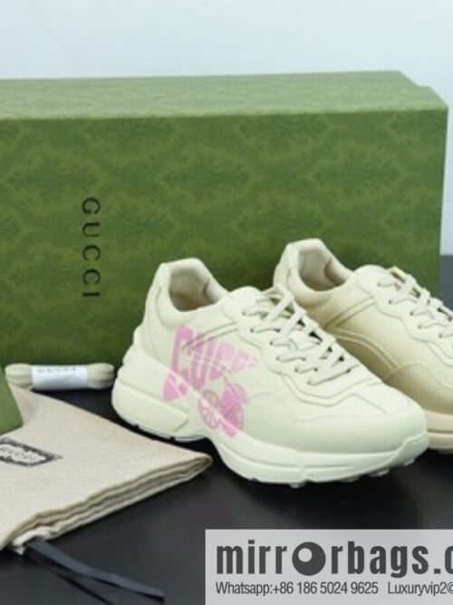 Gucci Gucci Rhyton Vintage leather (fabric) horny Vintage dad casual sports jogging shoes