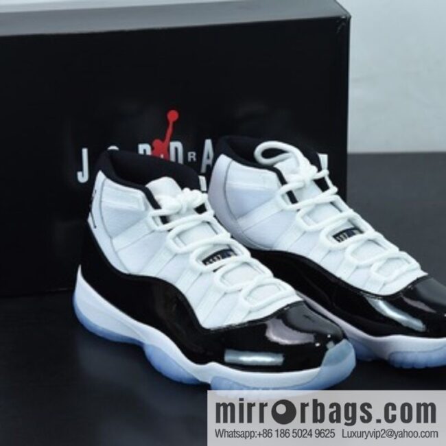 Air Jordan 11 \"Concord\" AJ11 Joe 11 Kang Buckle \"No. 45\" Men\'s Basketball Shoes, Item Number: 378037-100