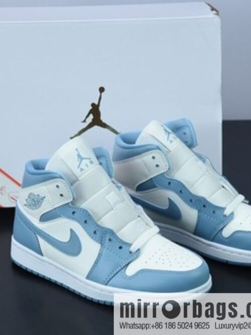 o_1fvppqeuhqpg1olh1ir41h66iv78j-800x800awk4cf5cfu277187_20250719072245.jpg Air Jordan 1 Mid UNC AJ1 North Carolina blue, white and blue, medium help women\'s basketball shoes item number: BQ6472-141
