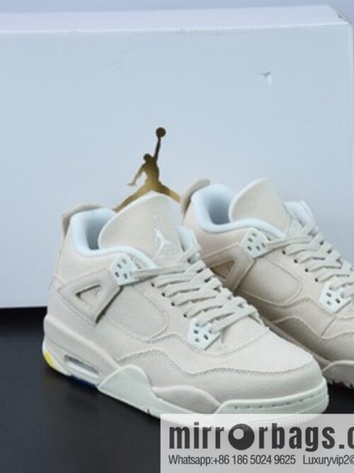 o_1g093qoh5ard154oknj3e31noe1l-800x800yda04zhylox80570_20250719075531.jpg H03G5 pure original version Nk Air Jordan 4 Retro \"Canvas\" AJ4 generation Vintage leisure sports culture basketball shoes, item number: DQ4909-100