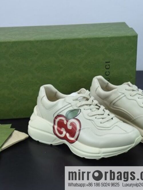 G05H6 Gucci Rhyton Vintage Trainer Sneaker Gucci Daddy Shoes