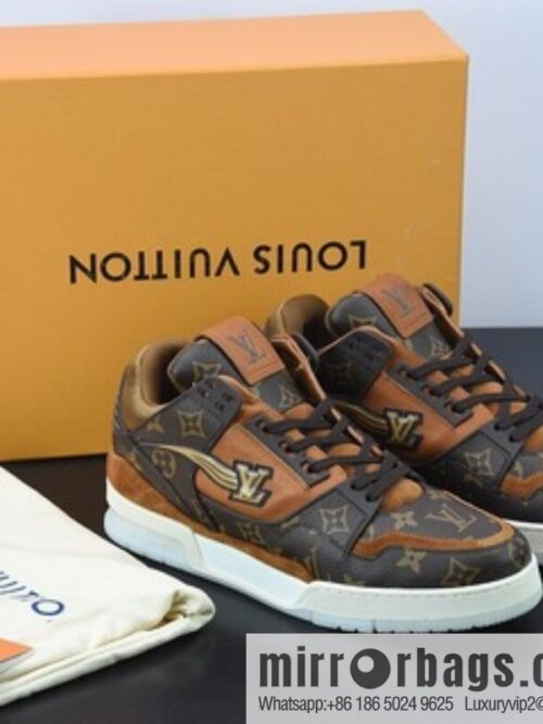 LV/Louis Vuitton 2021s LV Trainer men\'s sneakers