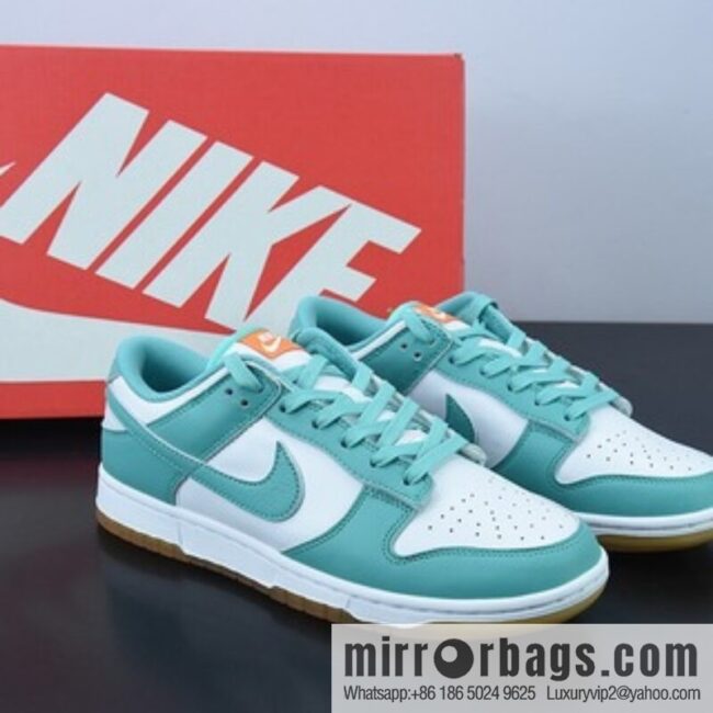 H03K5 pure original NK Dunk Low \"Teal Zeal\" teal green Tiffany & Co. Low-top casual sports skateboard shoes, item number DV2190-100