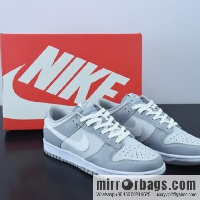 M00M5 pure original version Nike Dunk Low Retro \"Grey White\" cool gray low-top leisure sports skateboard shoes, main item number: DJ6188-001