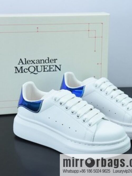o_1g7edn05v1u5lkoi1mmts5p1bg32a-800x8005gbxct3zzor62608_20250719011956.jpg Alexander McQueen Alexander McQueen Sole Leather Sneakers Low Top Fashion Platform Casual Sports White Shoes