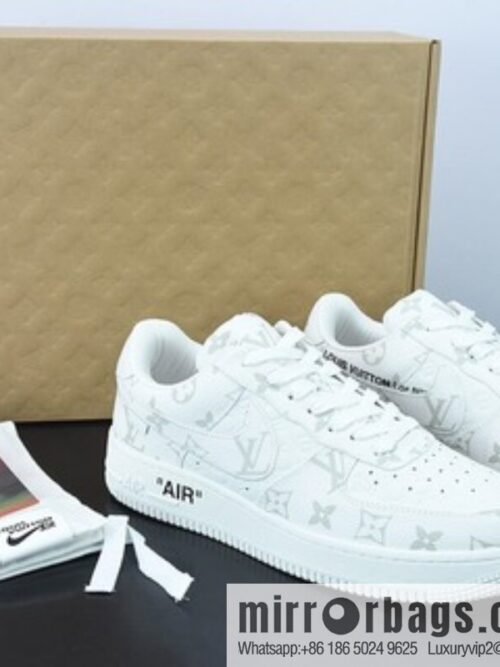 LVx Nk Air Force 1 Low Louis Vuitton Donkey LV Joint, Air Force One Low Top Sneakers