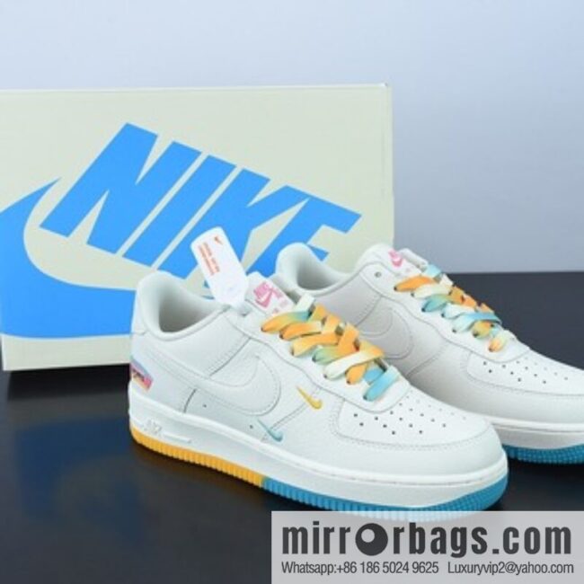 Nike Air Force 1 Low \'07 \"beige blue\" San Antonio, city limited low-top Air Force One, item number: SA5696-123