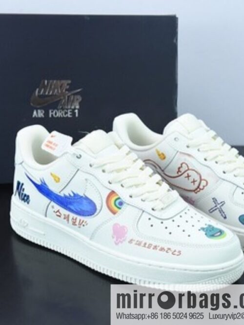 o_1g884t57d1cb113bo1ij7i7rrdt3a-800x800q4kuc4xpcrc80295_20250719075254.jpg Nike Air Force 1 Low \'07 rainbow graffiti, Air Force One low-top casual board shoe item number: CW2288-333