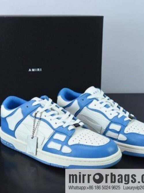 Pure original purchasing version G03H4 AMIRI 21SS SKEL-TOP bone low top