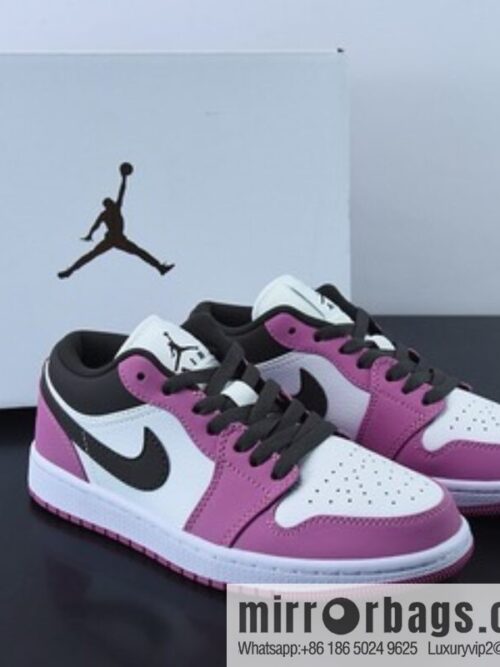 o_1gab23l5ajpd1rb8rf2l521n0d3g-800x8002zu02akysyl70055_20250719025204.jpg NK Air Jordan 1 Low AJ1 Joe 1 white pink black hook, low-top casual board shoes, item number: DC1767-160