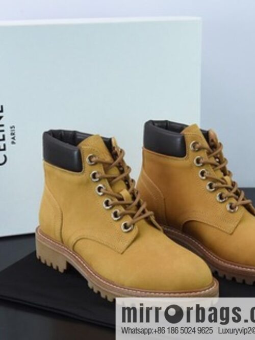 o_1gc3p235u5d8kbe1rtr1kfk160hu-800x800dsykpgumxhw65038_20250719014951.jpg Celine Lace Up Boots \"Wheat\" Muse Versatile British Medium Cylinder Locomotive Military Martin Boots \"Frosted Wheat Black\" P210014862