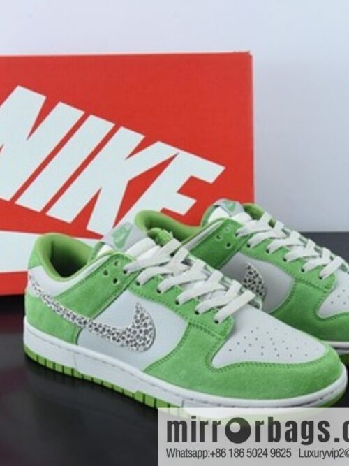 o_1gc8stts7sgb1cjsam9i6n1rd21l-800x800klod0m4ktv464840_20250719014804.jpg NK SB Dunk Low \"Leopard print hook\" white and green, item number: DR0156-300 sports and leisure low-top board shoes item number: DR0156-300
