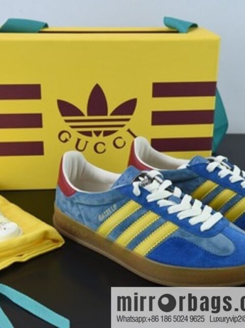 o_1gclr8dah1vk4l0vh461h7g6ro1gc-800x800uo2ocp0qliv64554_20250719014520.jpg Gucci Gucci x AD Originals Gazelle \"Esquisite Gucci\" Joint Antelope Collection Low Top Vintage Versatile Casual Sports Shoes