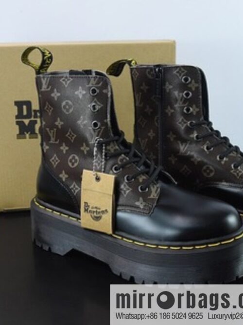 o_1gdac01cj1hof1naft1v17glhhhb9-800x800kyafiodzqmd62322_20250719011713.jpg LV/Louis Vuitton purchasing grade, Martin boots series, Martin boots /Dr.martens high-top Martin boots, black and brown LV item number: R11822206