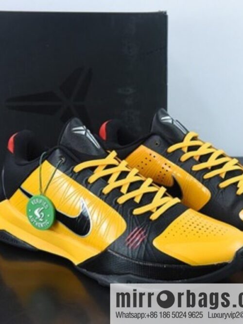 o_1gdctsv4j69i12pd19vgnb41o3s1if-800x800uiaaav3kv0d60813_20250719005448.jpg Nike Kobe 5 Bruce Lee Alt Black and Yellow Bruce Lee Men\'s Sports Shoes, Item Number: CD4991-101-700