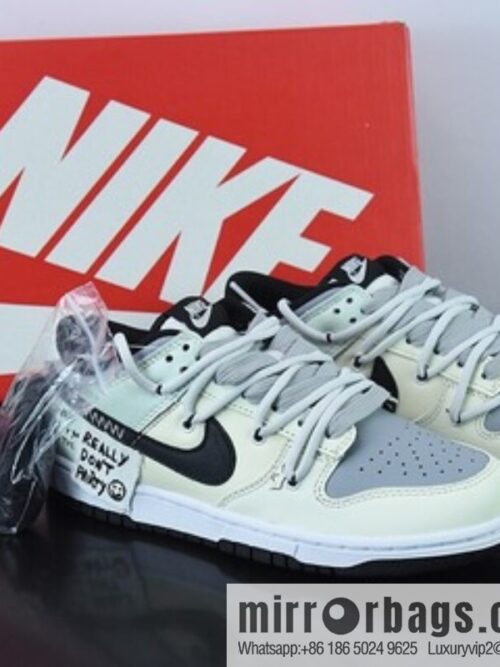 o_1gf87gbob1bven8m1fq4h44aik8h-800x800kxl1p5njje057713_20250719001812.jpg NK Dunk Low Retro deconstruction custom color scheme beige gray black smiley face low-top casual board shoes, item number: DD1391-100