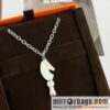 Hermès Cavalier horse head, chess necklace