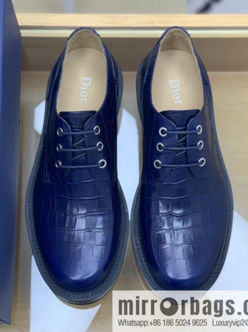 wsxc1667650938761_0-800x8003vz5pnqzv3a51115_20250718225308.jpg Dior Crocodile Embossed Men\'s Derby Shoes