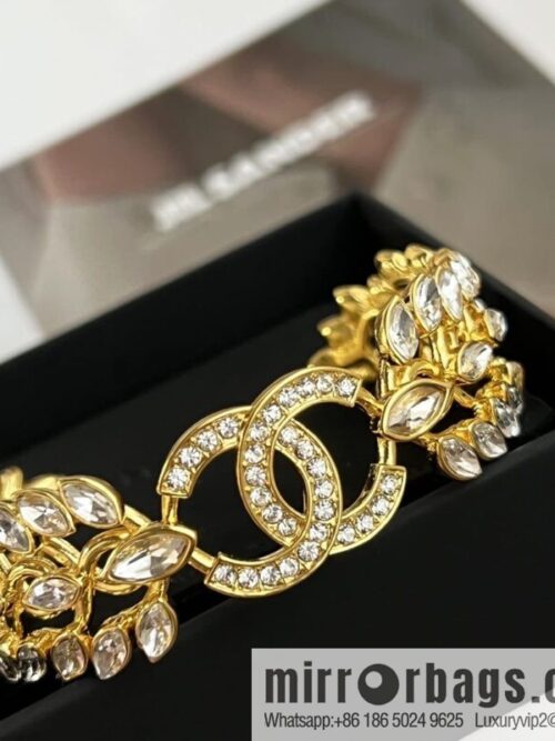 New ☑️ Chanel gold double c wheat ear horse eye opening bracelet bracelet