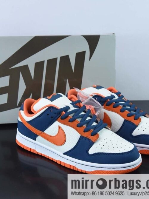 wsxc1668341109693_4-800x800a3wys2fdwco50644_20250718221154.jpg Nike SB Dunk Low \"Broncos\" white blue orange Unisex same casual low-top board shoes 304292-184