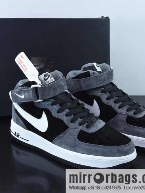 wsxc1668426858631_4-800x800oscmssiijm450490_20250718042957.jpg Nike Air Force 1 MID \'07 all suede, dark gray color scheme Air Force One medium help item number: QT3369-996