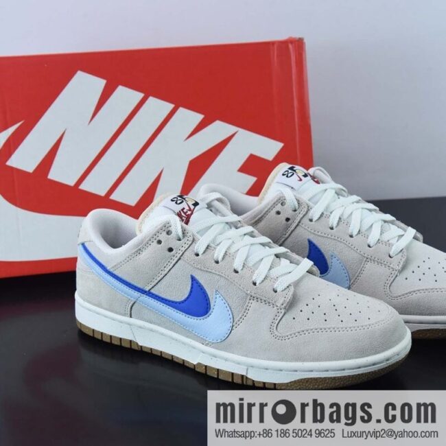 Nk SB Dunk Low \"85\" blue jade double hook SB low-top sports and leisure board shoes item number: DD9457-106