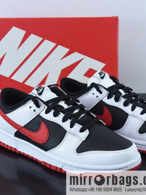 wsxc1668775070449_4-800x800v4lziy3xwmo48706_20250718040245.jpg Nike Dunk Low Nike, low-top Vintage casual shoes white, black and red, item number FD9762-061