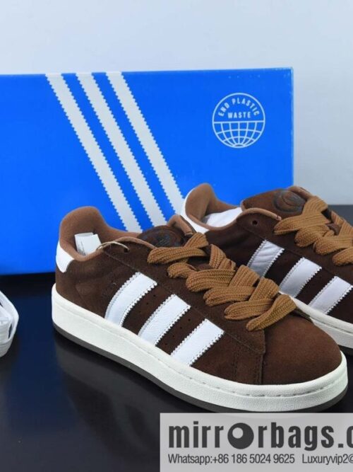 wsxc1668948119868_4-800x800njuinp0idd348552_20250718040052.jpg Originals Campus 00s Academy Series Bread Style Classic Vintage Low Top Versatile Casual Sports Board Shoes \"Flip Mocha Brown and White\" GY6433