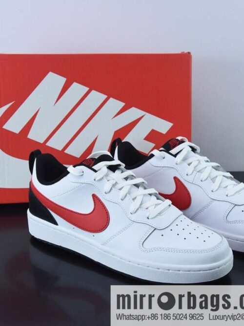 wsxc1669028670397_4-800x800yxu3dtm24gf48365_20250718035828.jpg NK Court Borough Low 2 white black red, low top versatile breathable casual sports shoes, item number: BQ5448-110