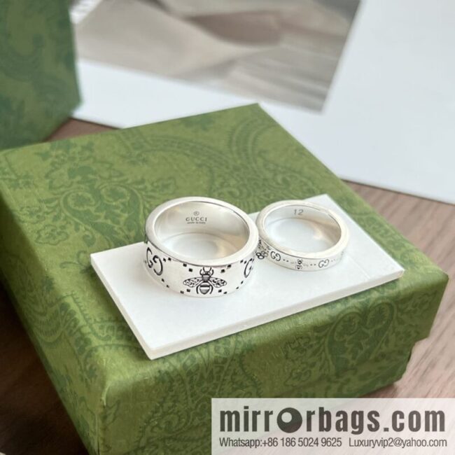 Gucci His & Hers double G bee ring