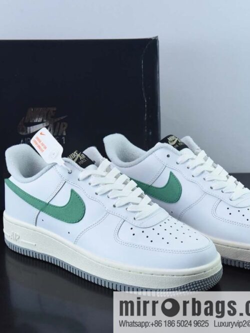wsxc1669459461604_4-800x800c43bpvqgktn46419_20250718033352.jpg Nike Air Force 1 \'07 Low \"White Malachite\" Air Force One leather (fabric) white black green hook \"low-top casual shoes DR8593-100