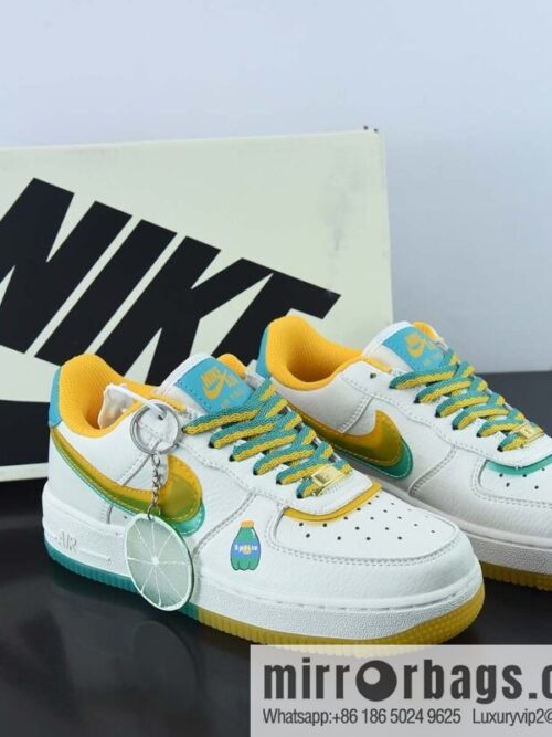 wsxc1669459466244_4-800x8003ncpv4cmuds46386_20250718033328.jpg Nike Air Force 1 \'07 Low \"Sprite\" Air Force One Classic \"leather (fabric) beige yellow green double hook\" low-top casual shoes CW1574-803