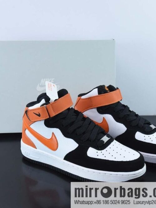 wsxc1669459502039_4-800x800paz5oxkb2d546221_20250718033123.jpg Nike Air Force 1 Mid \'07 black orange color scheme medium help air force one casual shoes, item number: UT1192-006