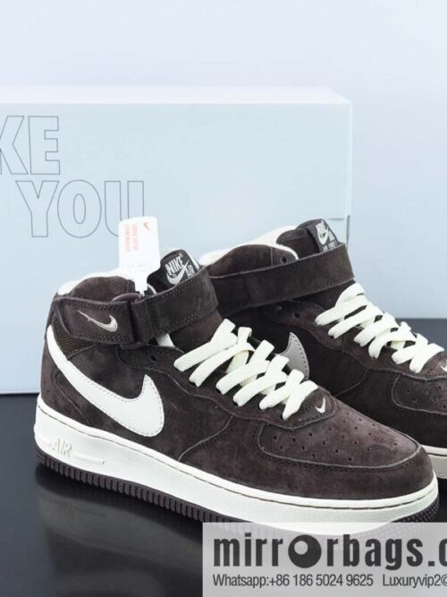 wsxc1669459516576_4-800x800rgm2yceytbx46133_20250718033014.jpg Nk Air Force 1 \'07 Mid QS Brown, Air Force One Medium Top Casual Sneakers DM0107-200