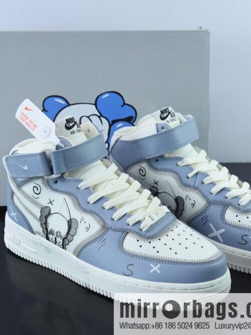 wsxc1669459528221_4-800x8004fyfkexso5y46067_20250718032924.jpg Nike Air Force 1 AF1 Air Force One/Zhongbang, white gray KAWS joint model, graffiti, sesame street doll low-top casual board shoes, item number: CW2308-211