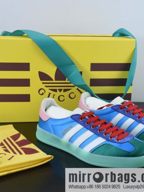 wsxc1669459570681_4-800x800ylnnldnwyuf45880_20250718032702.jpg Adidas x GUCCI heavy joint clover logo iconic low-top casual board shoes