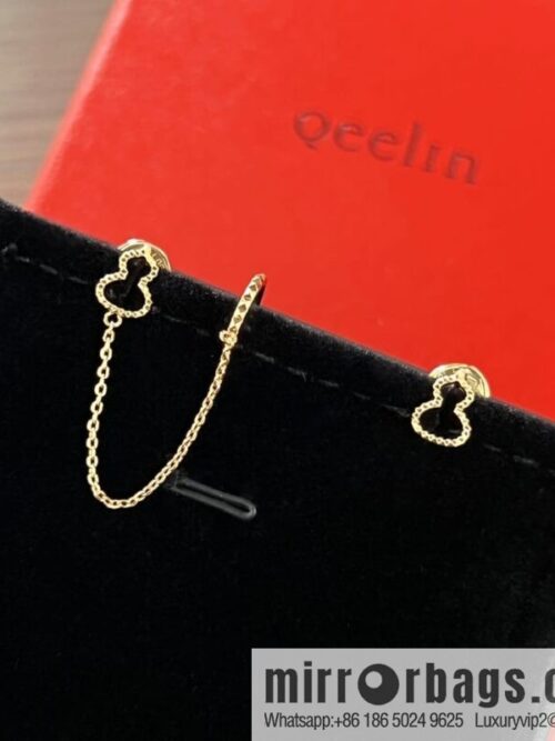 wsxc1669722894847_0-800x800f1hdecrgbci205404_20250709065908.jpg Qeelin 18 series rose gold gourd earclip earrings