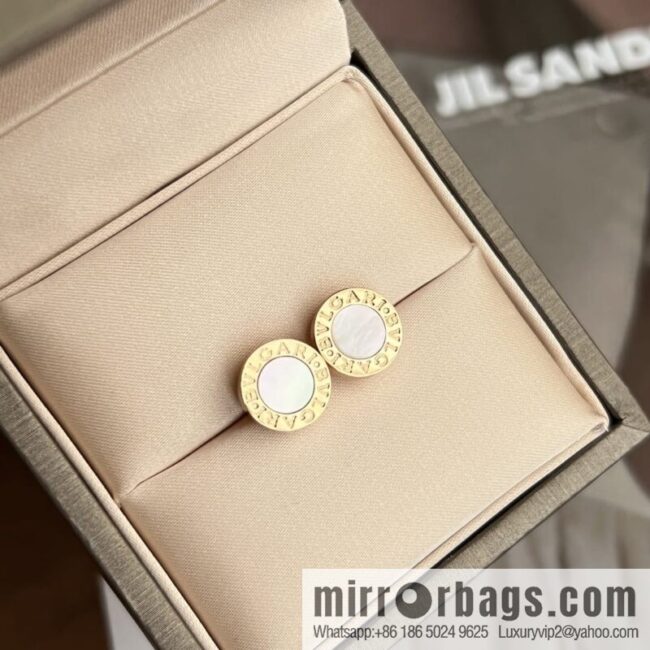 BVLGARI Bulgari round cake earrings