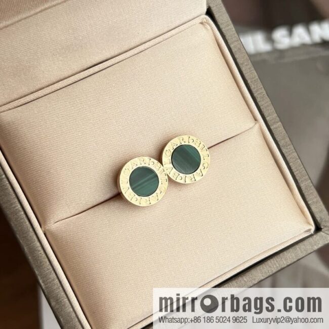BVLGARI Bulgari round cake earrings